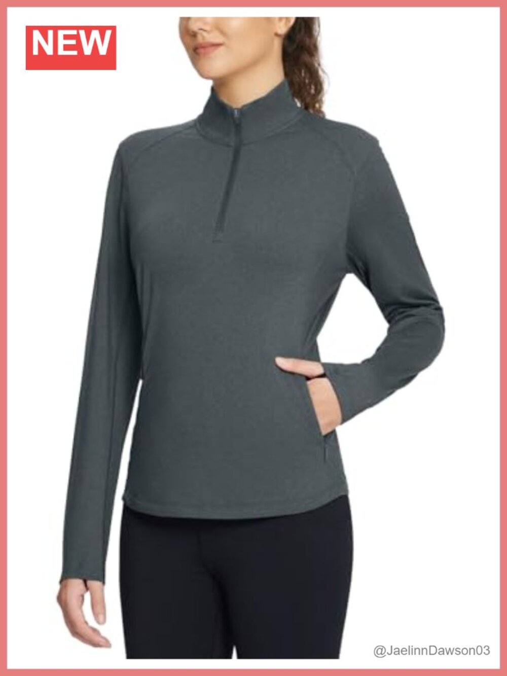 Women's Fleece Pullover Jacket Half Zip Water Resistant Thermal Running Gear